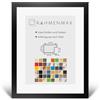 RahmenMax Morena - Cornice portafoto 46 x 61 cm, colore nero opaco, 61 x 46 cm, con pannello posteriore bianco e vetro acrilico antiriflesso