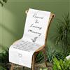 BOXOB Cartello Commemorativo per Matrimonio, 127x33 cm Cartello Lino con Posti Riservati Striscione per Riservare un Posto a Qualcuno in Paradiso Come Decorazione e Ricordo