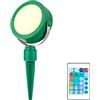 BIGMONAT RGB12 Color Changing Charging Spotlight Outdoor Impermeabile Albero Luce LED Cortile Landscape Light Villa Garden Floor Light Lawn Floor Light [Livello A++]