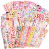 TYXHXTF 100 Fogli Stickers per Bambini, Adesivi Riutilizzabili e Resistenti All'acqua, per Adulti, Bottiglie D'Acqua e Regali Gratificanti