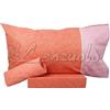 Bassetti Completo Letto Matrimoniale, 100% Cotone, lenzuolo sopra 240x280cm, lenzuolo sotto con angoli 175x200 cm, 2 federe 50x80cm