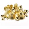 SHTGOI 100 campane dorate da 14 mm, mini campane Jingle Bells vintage, campanella di ferro, campane a vento per fai da te, accessori decorativi per albero di Natale
