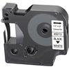 LEYF 1 nastro per etichette, compatibile con Dymo D1 45013 S0720530, 12 mm x 7 mm, per Dymo LabelManager 160 280 210D 360D 420P 500TS Labelpoint 250 150 450 Duo, impermeabile, nero su bianco