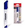 Kores - K-Marker XW1: Pennarello Blu a Punta Rotonda per Lavagna Bianca, Inchiostro Pulibile a Secco e Inodore, Ideale per la Scuola e l'Ufficio, Confezione da 1