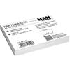 HAN 1x Schede indice bianche DIN A8 a righe 120 g/m² sbiancate senza cloro | Prodotto in Germania, DIN A8, 100 carte, cartoncino robusto, apprendimento del vocabolario, a righe, flashcard, scheda indice
