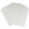 Alevar 140 Etichette Adesive Multiuso con Angoli Arrotondati, Formato 52x18 mm, 14 Etichette Bianche per Foglio, Confezione da 10 Fogli
