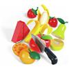 Hape Set di Frutta Sana | Set di Frutta con Coltello Giocattolo per Giocare per Finta | 3+ Anni