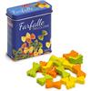 Erzi- Pasta Farfalle Tricolore in Scatoletta Giocattolo, Multicolore, 7.1 x 3.1 x 8.1 cm, Dai 3 anni in su, 17176