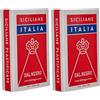 Dal Negro - Mazzo di carte Sicilliane Italia, composto da 40 carte in cartoncino, ideali per giocare a scopa e briscola. (Confezione da 2)