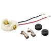 Jayruit Kit spazzole di carbone con tappo di supporto e coperchi per utensili cordless CB430 BHP460 BHR200 BGA452 18V LXT (tipo 2)