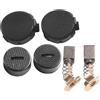 Jayruit Kit spazzole di carbone con tappo di supporto e coperchi per utensili cordless CB430 BHP460 BHR200 BGA452 18V LXT (tipo 4)