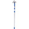 LUCKDANO Raschietto per Cartongesso Raschietto per Angoli per Pareti Strumento per Cuscinetti in Acciaio Inossidabile con Asta Telescopica in Lega di Alluminio da 2 Metri - per la Finitura degli