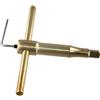 Helilyco Chiave per mandrino per tornio con impugnatura a T, realizzata in acciaio 40CR per tempra, adatta per varie perforatrici, dimensioni da 10 mm a 14 mm offerte (10 mm)