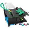 Generic Lucidatrice per gioielli, Mini trapano di precisione 1950W, velocità regolabile 800-12000 r/min tornio da banco lucidatrice per rettifica, taglio, foratura