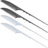 Generic Pettini Coda Antistatici Styling e Colore Set 4 in Fibra di Carbonio per Acconciature Professionali per Parrucchieri e Uso Quotidiano