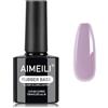 AIMEILI Base Rubber Colorate Smalto Gel Rinforzante Unghie UV 15 ml - 1409