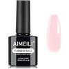 AIMEILI Base Rubber Colorate Smalto Gel Rinforzante Unghie UV 15 ml - 1415