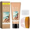 Doukesh Fondotinta Gambe Waterproof 100G Crema Colorata Gambe con Pennello Fondotinta Lozione per il Trucco Delle Gambe e Corpo Leg Makeup Concealer Copertura del Tatuaggio e delle Cicatrici (#2)