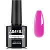 AIMEILI Base Rubber Colorate Smalto Gel Rinforzante Unghie UV 15 ml - 1401