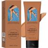 EONFAVE Fondotinta per il corpo e le gambe, impermeabile, senza trasferimento, per vene varicose, a lunga durata (marrone scuro)