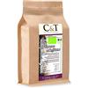 C&T Espresso biologico Crema Crema | Caffè decaffeinato al 100 % Arabica (macina