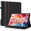 AsWant Custodia per Samsung Galaxy Tab A 10,1 Pollici 2016 (T580 / T585, Non per il modello 2019), Ultra Sottile con Funzione Stand Slim PU Protettiva Galaxy Tab A 10,1 Case, Nero