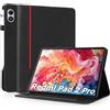 AsWant Custodia per Xiaomi Redmi Pad 2 Pro 12.1 Pollici 2025, Ultra Sottile con Portapenna Redmi Pad 2 Pro Case, Nero