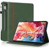 AsWant Custodia per Lenovo Idea Tab Pro 12.7 Pollici 2025 TB-373FU TB-375FC, Ultra Sottile con Portapenna Lenovo Idea Tab Pro Case, Verde