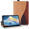 AsWant Custodia per Huawei MediaPad M5 lite 10.1 Pollici Tablet - Pelle Ultra PU Case con Funzione Stand Tablet Protettiva Huawei MediaPad M5 lite 10 (Marrone)