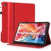 AsWant Custodia per Huawei Mediapad M5 Lite 10 10.1 Pollice, Ultra Sottile con Portapenna Huawei Mediapad M5 Lite Case, Rosso