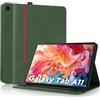 AsWant Custodia per Samsung Galaxy Tab A11 / Galaxy Tab A9 8,7 Pollici (2025/2023), Ultra Sottile con Portapenna Galaxy Tab A11 Case, Verde