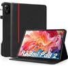 AsWant Custodia per Xiaomi Redmi Pad 2 (2025) 11 Pollici, Ultra Sottile con Portapenna Xiaomi Redmi Pad 2 2025 11 Pollici Case, Nero