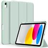 CACOE Custodia Cover Compatibile con iPad 11a Generazione (A16) 11" (2025) / iPad 10a Generazione 10.9" (2022) (A2757/A2777), Ultra Sottile Retro Cover con Portapenne,Verde matcha