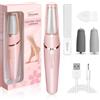 Glowelle Pedicure Elettrico Professionale Piedi, Togli Calli Piedi Elettrico, Portatile Ricaricabile Per Cura dei Piedi Set, Lima Elettrica per Piedi Per Rimozione Calli/Pelle Morta e Cura Quotidiana