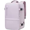 Xkdoai Zaino 40x30x20 per Ryanair Zaino da Viaggio Bagaglio a Mano 40x30x20 Ryanair con Borsa Antifurto e Tasca per Bottiglie per Viaggi Brevi Chiaro Viola