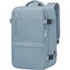 Xkdoai Zaino 40x30x20 per Ryanair Zaino da Viaggio Bagaglio a Mano 40x30x20 Ryanair con Borsa Antifurto e Tasca per Bottiglie per Viaggi Brevi Azzurro