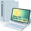 Occtingkind Per Galaxy Tab S10 FE+ 13,1 Cover Tastiera con RGB Italiana