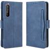 BaiFu Cover per Sony Xperia 5 II, Custodia Portafoglio Pelle Sintetica con TPU, Supporto Stand, Slot per Schede e Protezione Integrale Adatto per Sony Xperia 5 II Cellulare, Blu