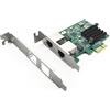 H!Fiber.com 2.5G NIC,doppio RJ45 ports,Scheda di rete Ethernet,2.5GbE CNA,con Realtek RTL8125 Chip,supporto Windows Server/Linux/VMware ( non supporto X11, MAC )