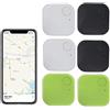 TOTMOX Set di 6 chiavi Bluetooth intelligenti fino a 24,4 m di portata, localizzatore di tracciamento GPS, anti-smarrimento, controllo tramite app, compatibile con iOS e Android per chiavi, animali