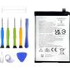 ERYNK HQ610 - Batteria di ricambio compatibile con Nokia G42 5G / G400 5G TA-1581, TA-1448, T A-1476, TA-1530, N1530DL con set di attrezzi