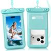 DANZHANG Custodia Impermeabile Smartphone IP68 Galleggiante 2Pz Tasca Interna | Custodia Telefono Subacquea con Cordino Regolabile, Touchscreen HD, compatibile iPhone Samsung Google Pixel fino a 7,5