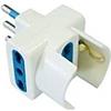 PRESA SPINA TRIPLO SCHUKO ADATTATORE 10A