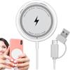 Generico Magnetic Phone Charger for Car, Fast Magnetic & Wireless Charging Pad for Cars, Portable Fast Charging Accessory for Tablets, Phones & Smartphones