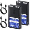CITYORK 8500 mAh LIT-22 Pro Batteria ricaricabile per fotocamera LIT-22 Pro Spypoint Flex-M/Flex-S/Flex-G36/Flex-Plus Trail Camera con indicatore di carica LED e USB di tipo C