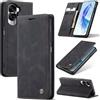 WJXEXRS Cover per Honor 90 Lite 5G, Custodia in Pelle Premium, Supporto Slot per Schede, Portafoglio Kickstand Flip Wallet Magnetica Custodie Porta Carte, Adatto per Honor 90 Lite 5G - Nero