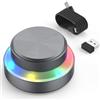 BRIMFORD Tastiera programmabile con pannello macro - 3 modalità di connessione (BT/2,4 GHz/USB-C), ideale per gioco, Photoshop e streaming, rotella di scorrimento personalizzabile, alloggiamento in