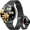 Jugeman 2026 Smartwatch Donna Orologio Chiamate Bluetooth,1.32 Tondo Touch,120+ Modalità Sportive Fitness Watch,Orologio Smartwatch Donna con Contapassi,IP68 Fitness Tracker per iOS Android