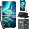 Haninsuze Cover per Google Pixel 6A, artico | Pelle PU Portafoglio, Porta Carte, Magnetica, Libro, Antiurto Custodia
