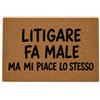 VA VIMART GRAPHIC STUDIO DIGITAL PRINT G Zerbino 40x60 cm in Fibra di Cocco - Tappeto d'Ingresso Rettangolare Personalizzabile con Testo e Immagini, fondo in lattice antiscivolo Idea Regalo per Casa Nuova (Modello 11)